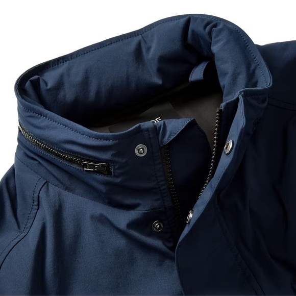 PROOF Field Jacket Insulated Water Resistant Coat in Navy x Huckberry - Picture 7 of 16